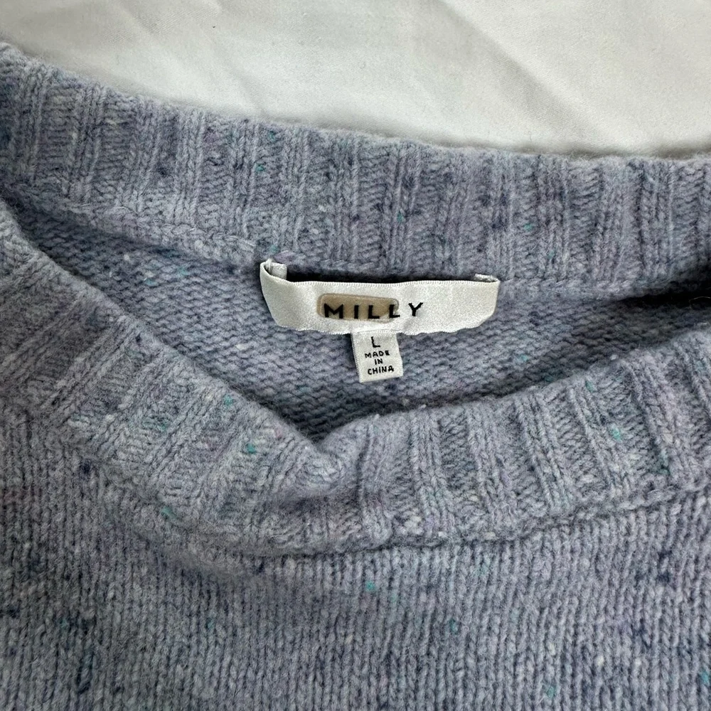 Milly Wool Blend Sweater in Size L - Picture 2 of 4
